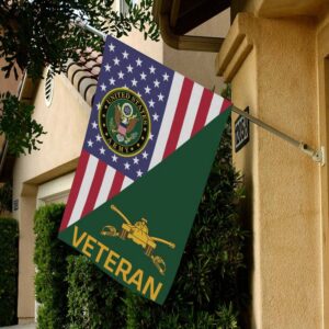 US Army Armor Veteran House Flag